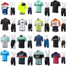 2019 Zomer Morvelo Wielertrui korte mouw fietsen shirt Bike bib shorts set ademend wegfiets Kleding Ropa Ciclismo z245d