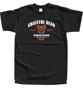 2019 Style Summer Style Grateful Dead Chicago 03995 Soldier Field THISH Camiseta Auténtica Auténtica O Neck Streetwear Tees1918614