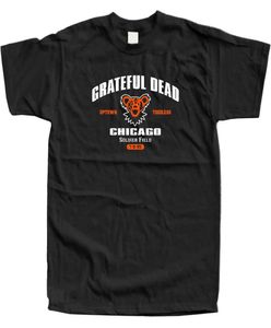 2019 Zomerstijl Grateful Dead Chicago 03995 Soldier Field T -shirt Gloednieuw Authentic O Neck Streetwear Tees22058999