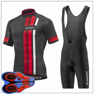 2019 zomer team gigantische heren wieler jersey pak mtb fiets uniform ademende berg fiets kleding outdoor sportkleding Y103003