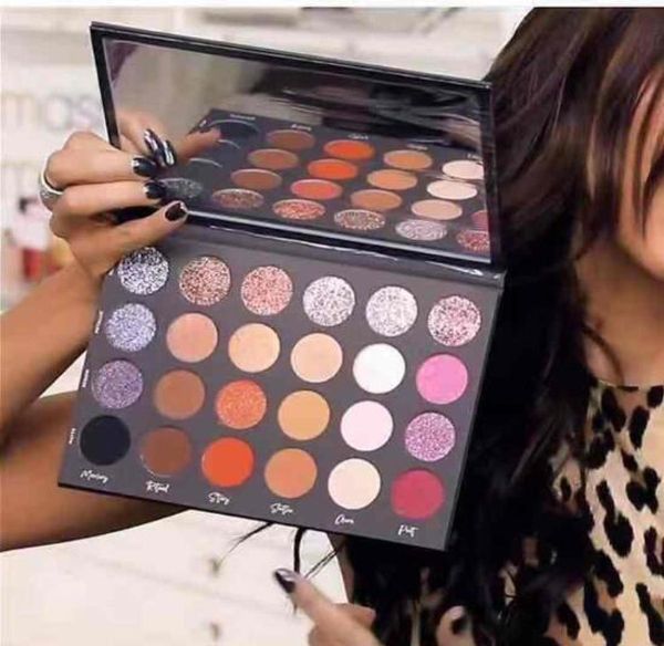 2019 Tati Beauty Eyeshadow Powder Christmas Gifts 24 Color Shimmer Matte paillettes de la palette de fard à paupières Lasting-Retteltred8855766