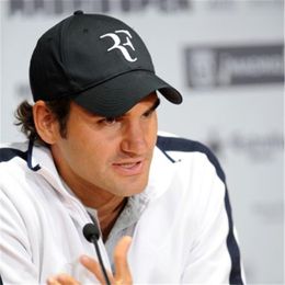 2019 Tennis Star Roger Federer Dad Hat Sport baseball cap 100% katoen 3D borduurwerk Unisex Snapback caps Tennishoed F Hats272x