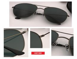 Gafas de sol de marca Top 2019 Women Big Marco Gold Metal Acero inoxidable Gafas ovales para hombres Lente de piloto retro UV400 Unisex GFAS 39527751