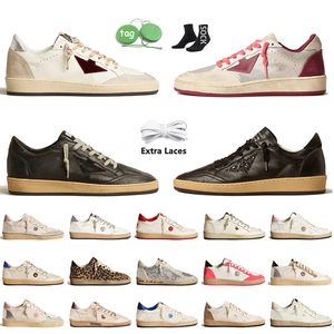 Ball Star Chaussures Femmes Hommes Designer Silver Glitter Gold Ice Gray Suede Leather Luxury Never Stop Dreaming Vintage Italy Brand Sneakers Trainers