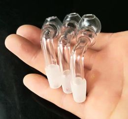 2019 Transparante dubbele bubble pot, nieuwe unieke glazen bongs glazen buizen waterpijpen waterpijp olie rigs roken met droppe