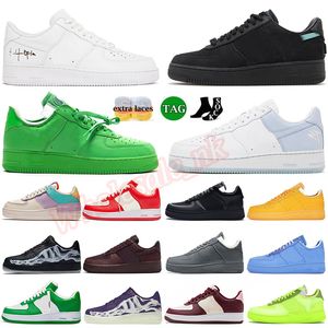 Nike Air Force 1 One Off MCA 2021 Type N354 Hommes Femmes Running Skate Shoes Shadow Skeleton Outdoors N.354 Trainers Silk Sports Sneakers