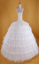 2019 Witte Petticoats Super Puffy Baljurk Slip Onderrok Voor Volwassen Bruiloft Formele Jurk Nieuwe Grote 7 Hoepels Lange Bruiloft Accessor6018361