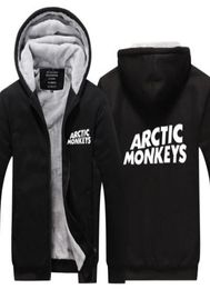 2019 Winter Hoody Arctic Monkeys Rock Band Men Vrouwen Dikke Autumn Hoodies Kleding Sweatshirts Zipper Jacket Fleece Hoodie Street6837634