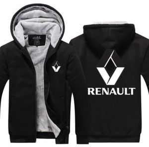 2019 winter hoody renault auto logo Mannen vrouwen Dikker herfst Hoodies kleding sweatshirts Rits jas fleece hoodie streetwear2192569