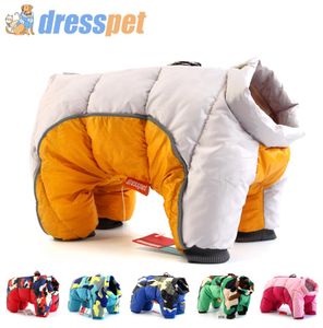 Vestes pour chiens pour animaux de compagnie d'hiver 2019 Veste super chaude épaisse en manteau de coton étanche pour petits chiens vêtements pour animaux de compagnie pour bulldog français puppygq9679321