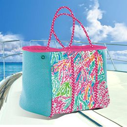 2019 Femmes Impression de sac à main Sac de plage néoprène Bag Trapeze Tote Messager Sacs de grande capacité décontractées Sac fourre-tout 241F