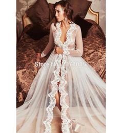 2019 Vrouwen Tule See Through Bridal Bolero Custom Made Kant Zoom Bruiloft Cape Jurk Bolero Mariage Bolero Jas bruiloft acce5986414