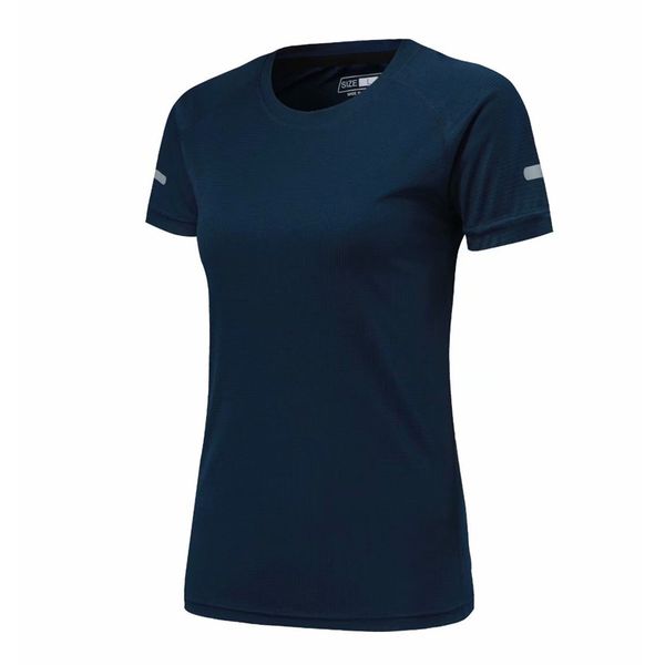 2019 femmes dessus de yoga chemises séchage rapide élastique coupe ajustée sport t-shirt solide en plein air gymnase Fitness course T-shirts Blouses Jersey