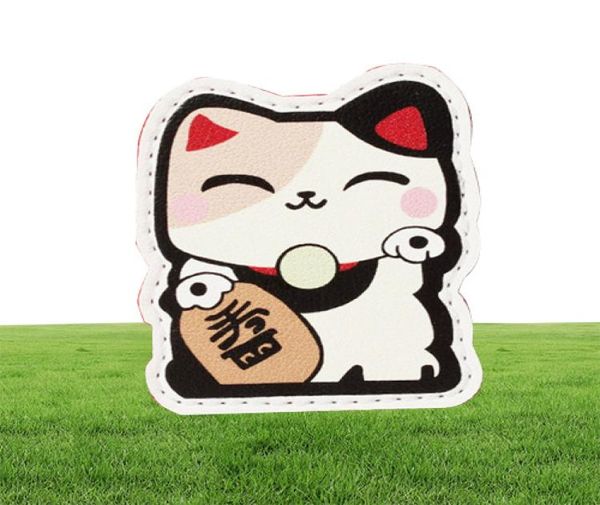 2019 Women039S New Short Zipper Lucky Cat Wallet Multicard PU Clutch Bag MultiFuntion Ballet de portavasos pequeños9634869