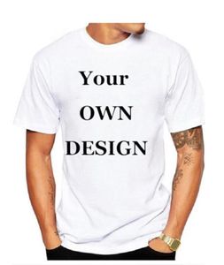 2019 Su propia marca de diseño Logopicure White Custom Men and Women Tshirt Plus Talation T Shirt Men Clothing T0109040258