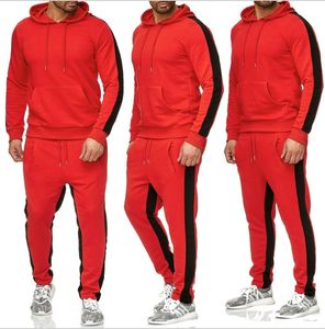 Hommes survêtements 2022 nouveau pull à capuche veste joggeurs pantalons de survêtement hiver automne à capuche hip hop homme impression survêtements