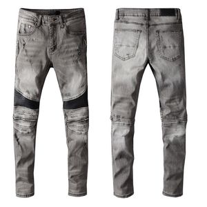 Nuevo diseño francés para hombre jeans luxurys sólido estilo clásico pantalones jeans delgados fluorescentes denim diseñador de moda jeans de calidad superior sz 2940