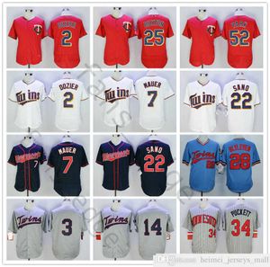 2019th Man Women Kids Baseball Jerseys 22 Miguel Sano 25 Byron Buxton 26 Max Kepler 7 Joe Mauer Kent Hrbek Bert Blyleeven Kirby Puckett