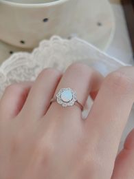 202 Mode Nieuwe Gunstige Schat Ring Hot Koop Ring Vrouwelijke Bloem Styling Mode Hand Jewel Ring Veelzijdig en Eenvoudig