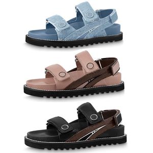 202 Luxe designer dames mannen slippers sandalen mesh platform mode gladiator slipper dia