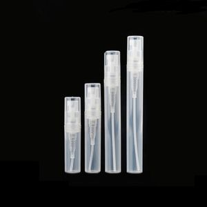 2020 2 3 4 5 ML Mini flacon pulvérisateur en plastique transparent Portable mignon atomiseur de rince-bouche de parfum
