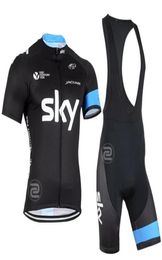 2020 2015 Sky Pro Team Black S030 SLIME CUTH CUTH CUTH SUMBER CYCLING SUMPE ROPA CICLISMO BIB SHORTS 3D GEL PAD SET TAILLE X2256752