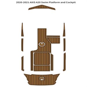 2020-2021 AXIS A20 plate-forme de bain Cockpit Pad bateau EVA mousse teck pont tapis de sol