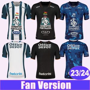 23 24 PACHUCA E.SANCHEZ Maillots de football pour hommes MX CF Pachuca A.HURTADO E.LOPEZ M.HINESTROZA Home Away 3ème maillot de football à manches courtes Uniformes