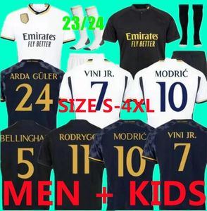 23 24 Fans Player Version Bellingham Soccer Jerseys Rodrgo Bellingham 2023 2024 VINI JR Chemise de football Camiseta de Futbol Hommes Enfants Femmes Uniforme Modric