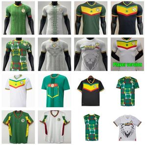 2023 2024 Maillots de football du Sénégal DIATTA 22 23 24 Koulibaly Mendy sarr Niang KOULIBALY GUEYE KOUYATE Chemises de football hommes enfants kit fans version joueur