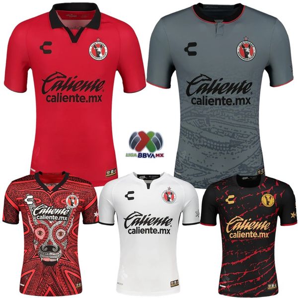 2023 2024 maillots de football Tijuana de Xolos 23 24 Club MANOTAS Martinez Angulo Castillo ROSA maillot de football à domicile
