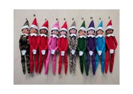 2020 -2021 Groothandel 10 Styles Christmas Gifts Santa Claus Doll on the SH Ornament Gift Toy Decoration3683898