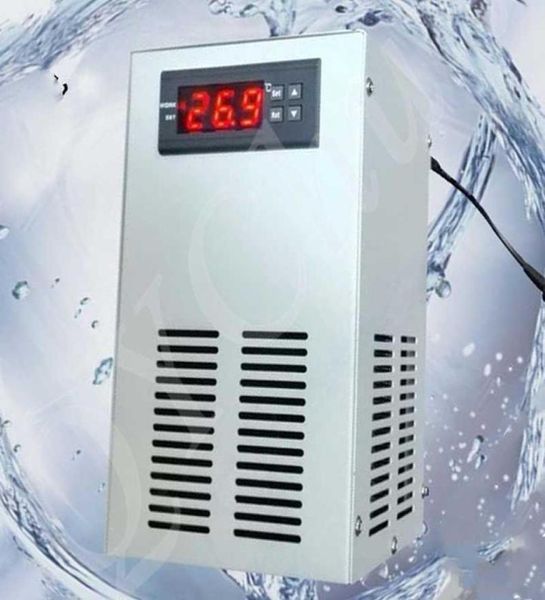 2020 30L 120W Pantalla LCD Enfriador de agua para acuario Dispositivo de enfriamiento de estanque Tanque de peces Equipo de enfriamiento de temperatura constante con bomba 9148121