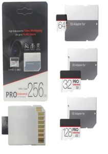 2020 32GB 64GB 128GB 256GB Micro SD-kaart TF-geheugenkaart Klasse 10 NIEUWE EVO UHSI-kaart met adapter Retail-pakket 30pcs5784343