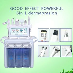 Reinigingsgereedschap Accessoires 2022 6in1 Bio Skinheffen Zuurstofspray Gezichtswater Dermabrasie Peelingapparatuur Ultrasone huidverzorging Verjonging Beauty Machine