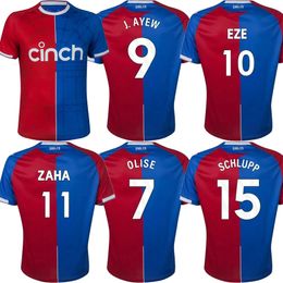 2023-24 CRYSTAL OLISE thuis uit voetbalshirts PALACE ZAHA EZE J.AYEW Away maillots de foot BENTEKE SCHLUPP MATETA EDOUARD GALLAGHER Voetbalshirt top