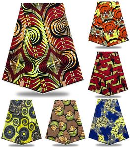 2020 Ankara Afrikaanse Katoen Wax Prints Stof Afrikaanse wax Hoge Kwaliteit Afrikaanse Echte Angola Wax Stof Voor Feestjurk XDR03 T2005294156926