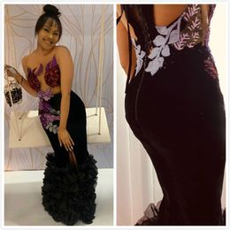 2020 Arabisch ASO EBI Kant Beaded Sexy Avondjurken Mermaid Sheer Neck Prom Jurken Goedkope Formele Partij Tweede Receptie Toga ZJ525