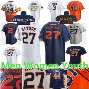 2024 Custom Jose Altuve Jersey Alex Bregman Navy City Connect Space Jeremy Peña Yordan Alvarez Nolan Ryan Kyle Tucker Hombres Mujeres Jóvenes Béisbol