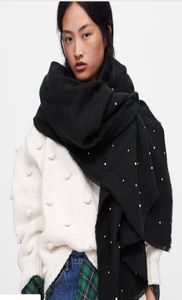 2020 automne et hiver Nouvel foulard Golden Nel Perle Imitation Cashmere dames mode Châle chaud Swcraf7784650