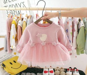 2020 automne nouveau-né bébé fille robe pour fille 1 an anniversaire tutu robe princesse bébé robe infantile vêtements enfant en bas âge robes Q07161260347