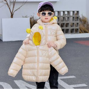 2020 automne hiver filles garçons doudoune manteau nouveaux enfants dessin animé doudoune chaude à capuche coton enfants veste d'extérieur H0910