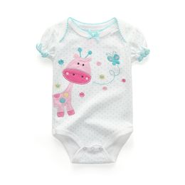 2020 Bébé Garçons Vêtements Ensembles Animaux Tops Romper + Pantalon + Chaussettes Similaire Coton Roupa Infantil Vêtements Nouveau-né Baby Girl Outfit LJ201223