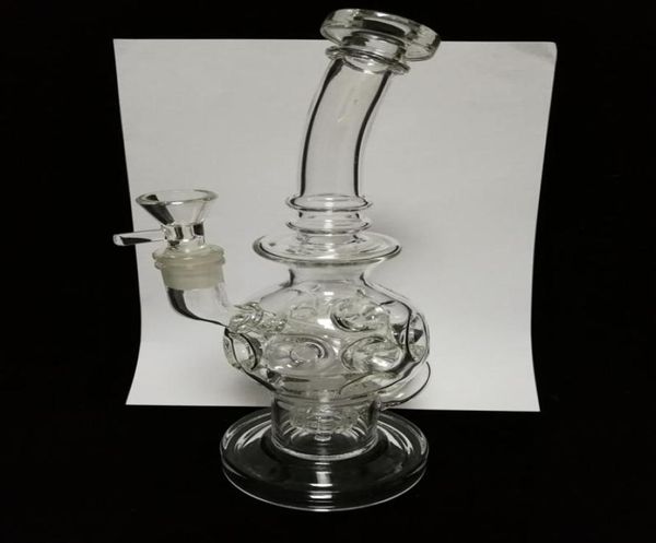 2020 Rigs de balle épais en verre bang gréement dab gréement en verre bubbler nouveau arrivée combo exosphère de plate-forme de balle avec un verre joint de 14 mm wate5307798