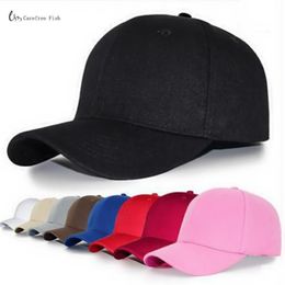 2020 Black Cap Solid Color Baseball Cap Caps Snapback Casquettes Casquette Fitted Casual Gorras Hip Hop Dad Hats for Men Women Unisex318W