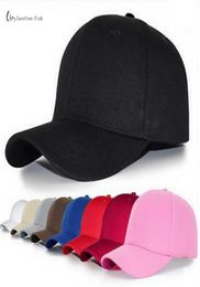 2020 Black Cap Solid Color Baseball Cap Caps Snapback Casquettes Casquette Fitted Casual Gorras Hip Hop Dad Hats for Men Women Unisex8166989