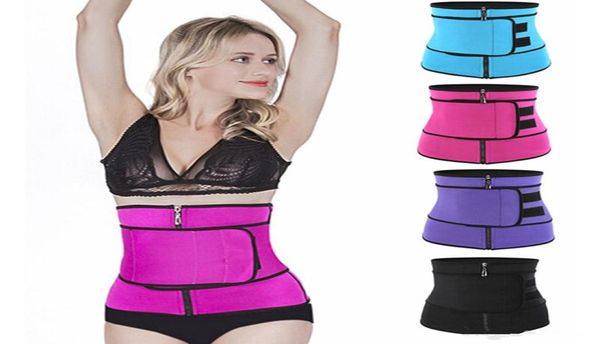 2020 Corps Shaper Slimming Wrap Belt Trainer Trainer Cincher CORSET Fitness Sweat Setrle Girdle Shapewear Plus Size Women Mens Fajas SA1539443