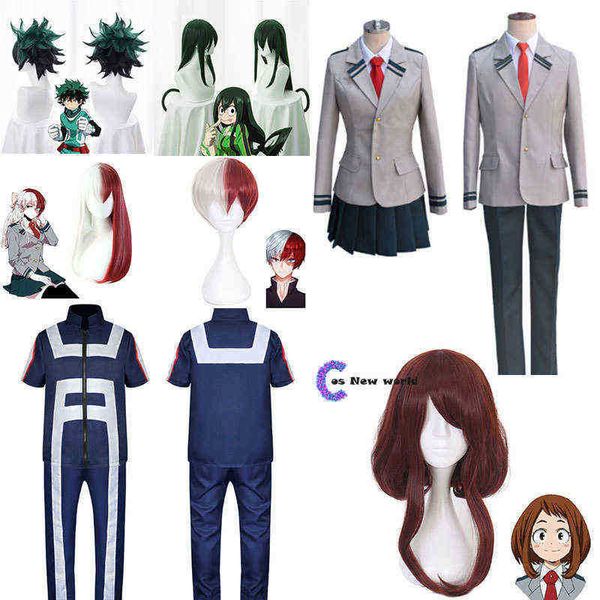 2020 Boku No Hero Academia My Hero Academia Tous les rôles Gym Suit Lycée Uniforme Sport Wear Outfit Anime Cosplay Costumes J220720