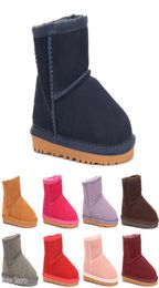 2020 bottes 3280 classique courte enfant botte de neige fille garçon bottes d'hiver enfants bottes en peau de vache botte d'hiver taille ue 2135 bo3310229