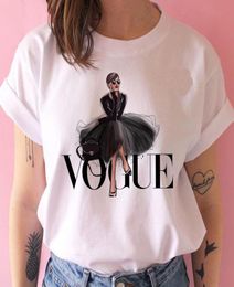2020 -Border Amazon Express Lazada Top Fashion Girl Print Trend met T-shirt3727269 met korte mouwen